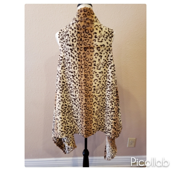 Ruggine Open Front Leopard Print Kimono - Picture 7 of 11